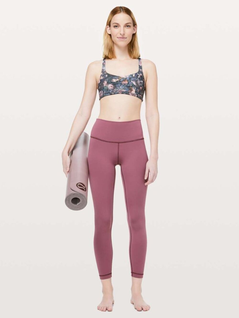 LULULEMON Wunder Under Hi-Rise 7/8 Tight Full-On Luxtreme 25" Misty Merlot US 6